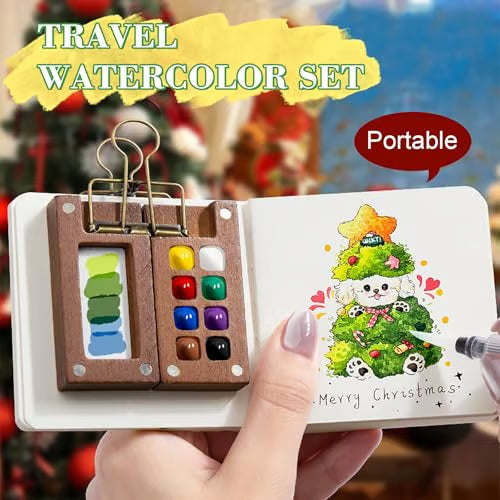 Mini Watercolor Travel Set